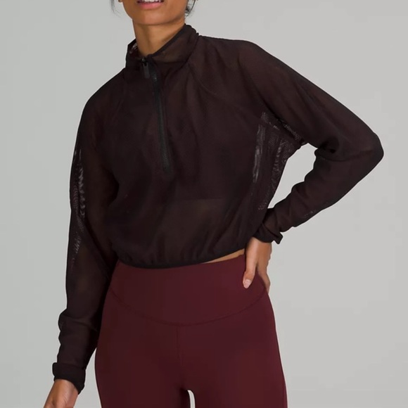 Lululemon Reversible Mesh 1/2 Zip - Picture 3 of 4